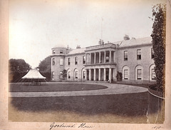 Goodwood House, Sussex from a late c19th photo album