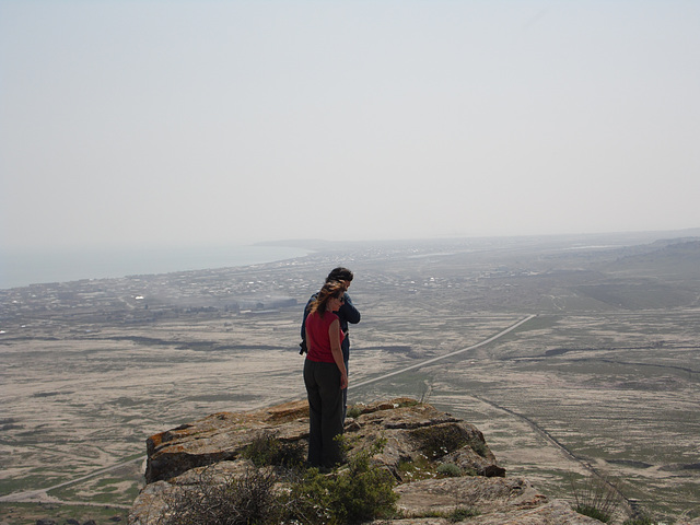 Jo and Çavid Survey the Expanse Below