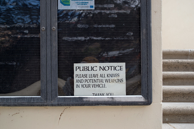 Bisbee, AZ Cochise County Courthouse "open carry"  (2135)