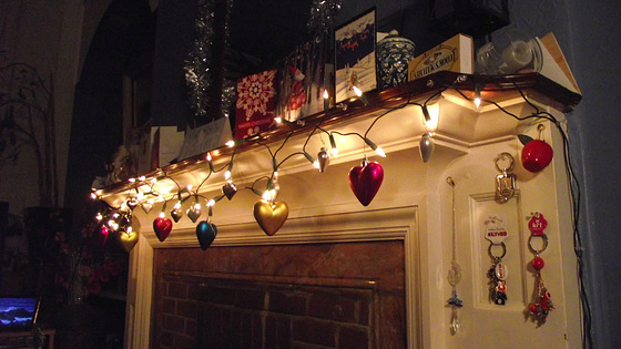 The mantle decorations