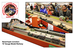 Modelworld 2014 - Newchapel Junction O gauge railway - Brighton 22.2.2014
