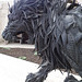 A Sculpture Made From Old Tyres