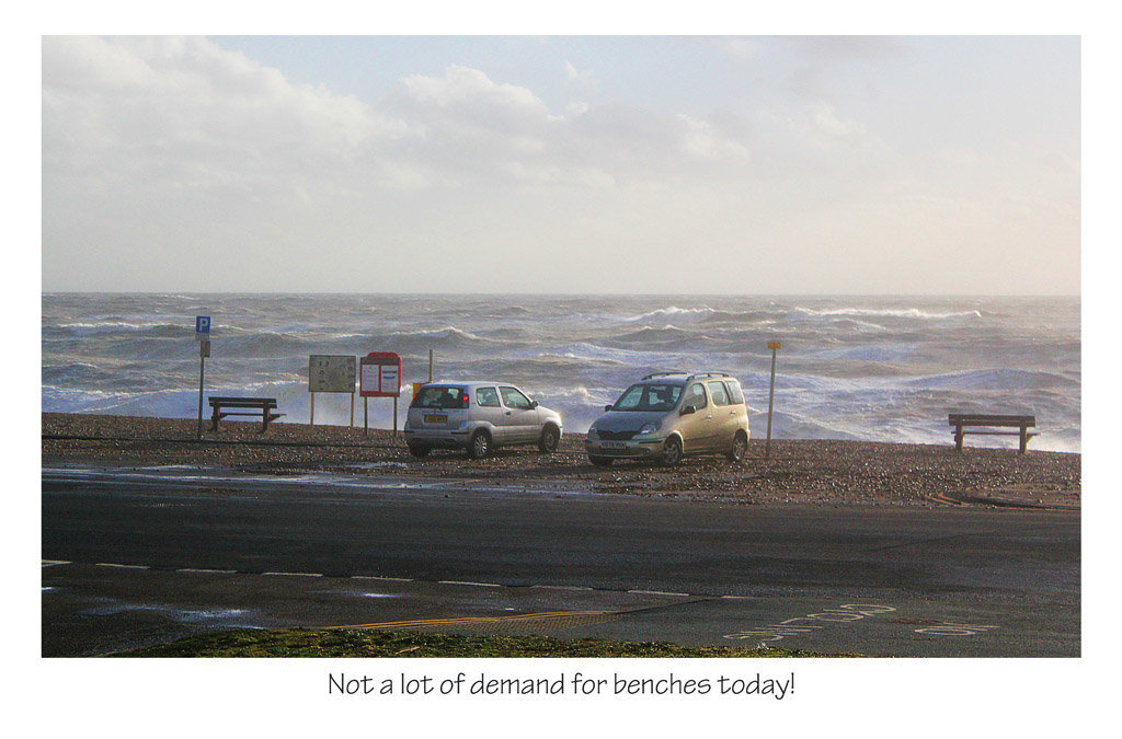 Benches not wanted - Seaford - 8.2.2014