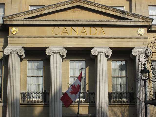 Canada House, Trafalgar Square.