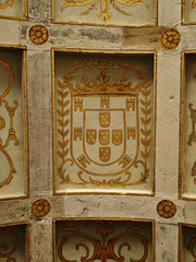 Hallway from Claustro do Cemitério to Templar Church, ceiling