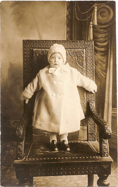 Tiny Girl, Enormous Chair