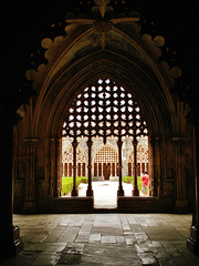 Cloister arch from chapter house