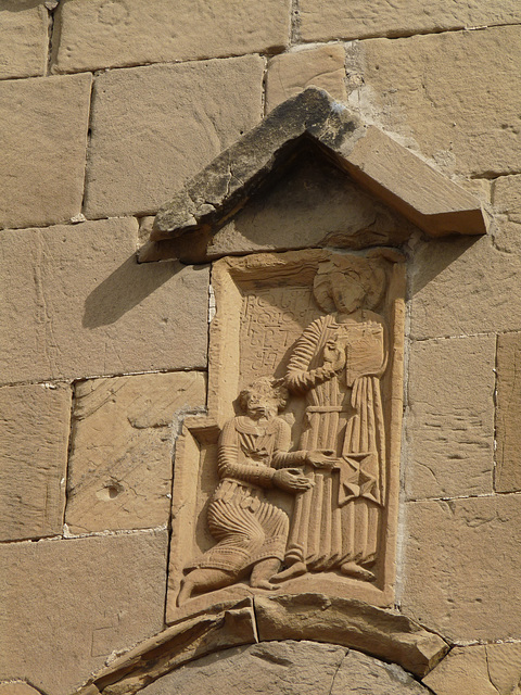 Mtskheta- Relief on Jvari Church