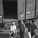 Last train out - India c1946