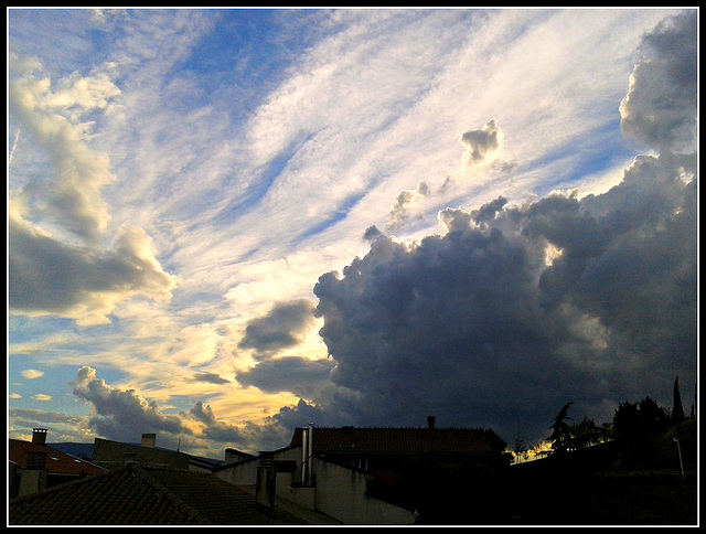 Nubes vespertinas 12