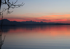 Sonnenuntergang am Chiemsee