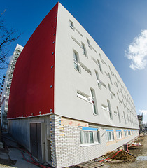 Evry, Bâtiment en construction