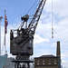 DSCF2020 Dockside crane with the Old Firestation beyond - 2008