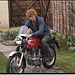 RE Continental GT 250 rebuild and son.