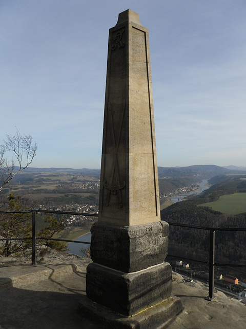 Lilienstein kleiner Obelisk