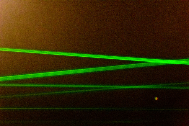 Weymouth beach lasers