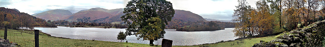 View over Grasmere Lake