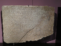 Museum Carnuntinum : inscription grecque.