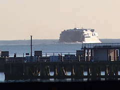 Condor ferry leaving Weymouth