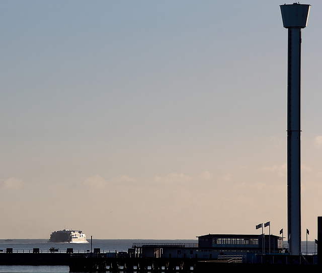 Condor ferry leaving Weymouth