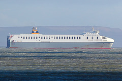 RO-RO cargo ship Yasmine (IMO: 9337353) in Weymouth Bay