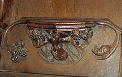 Jonah  and the Whale - Misericord