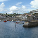 Harbour scene Mevagissey Cornwall Panorama 3a