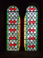 DSCF2096c Old leaded stained glazing