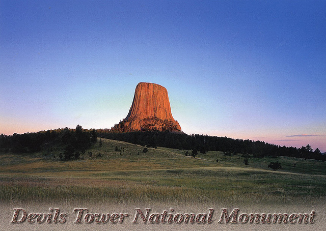 Devil's Tower Postcard