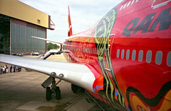 New Qantas Airlines livery