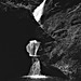 Image1a  May 1974 photo of St Nectan's Kieve, St Nectan's Glen waterfall Cornwall