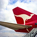 New Qantas Airlines livery tail