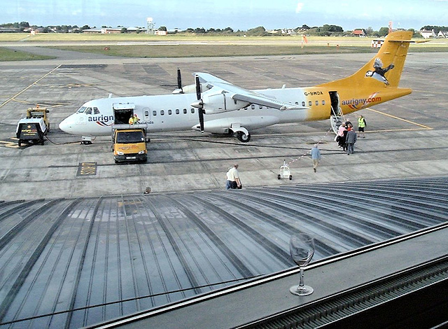 Boarding at Guernsey Airport