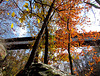 Horton Mill Covered Bridge in Fall