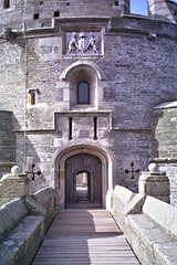 St Mawes Castle entrance gate, Cornwall