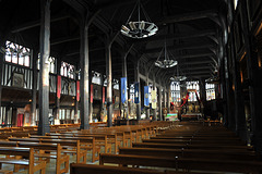 Nef de l'église Ste-Catherine à Honfleur