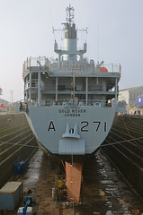 RFA GOLD ROVER in Cammell Laird, Birkenhead