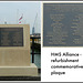HMS Alliance Refurbishment Commemorative Plaque - 3 April 2014