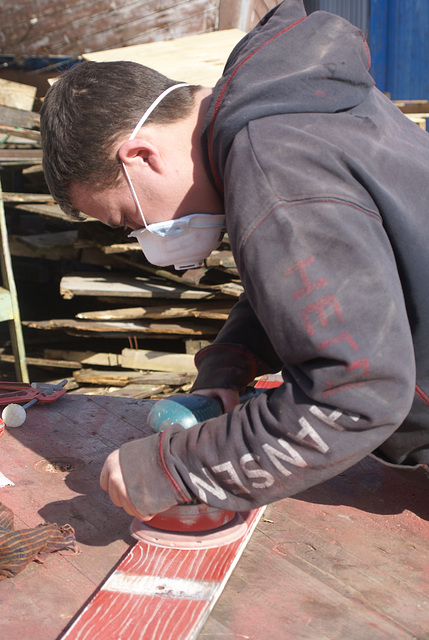 JC(b) - Sanding some planks