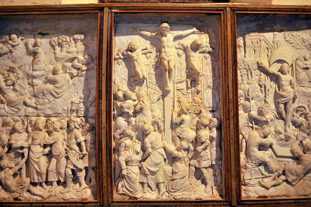 Retable Renaissance de l'église de Dangeau