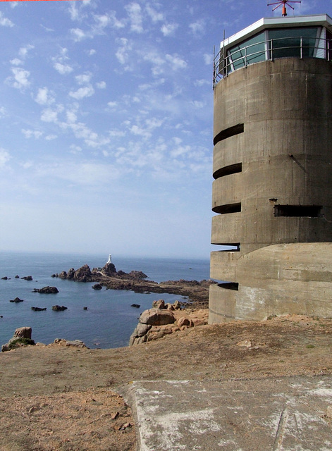 Observation tower and Corbière Lighthouse Jersey