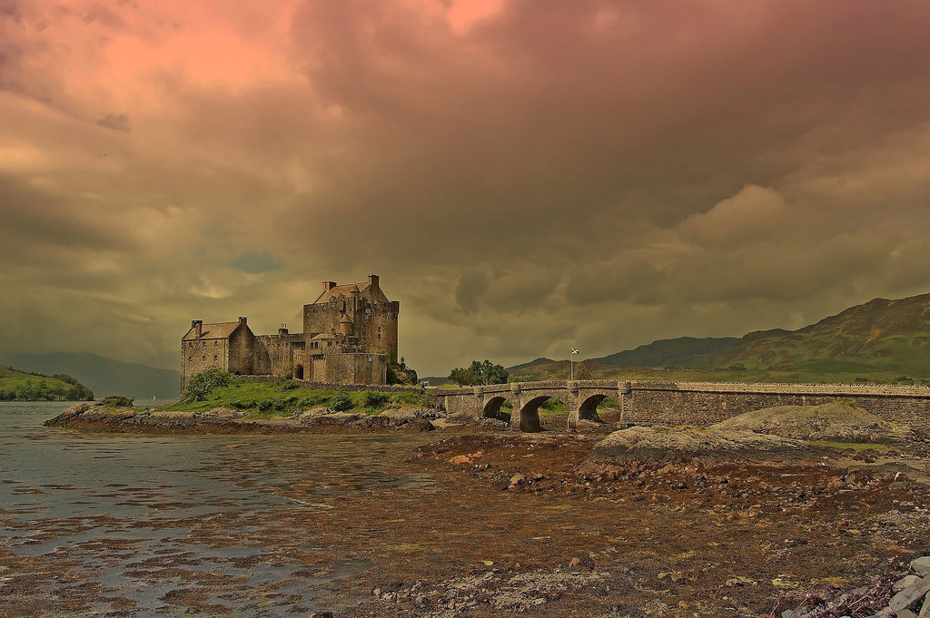 Red Sky over Eilean Donan