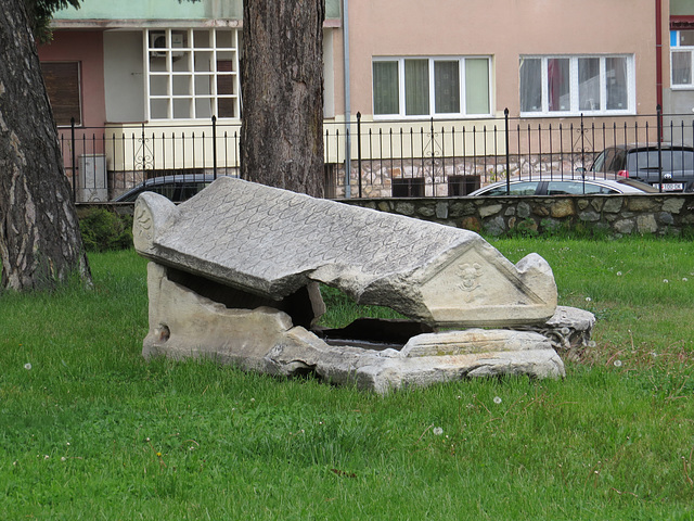 Musée de Bitola : sarcophage antique.