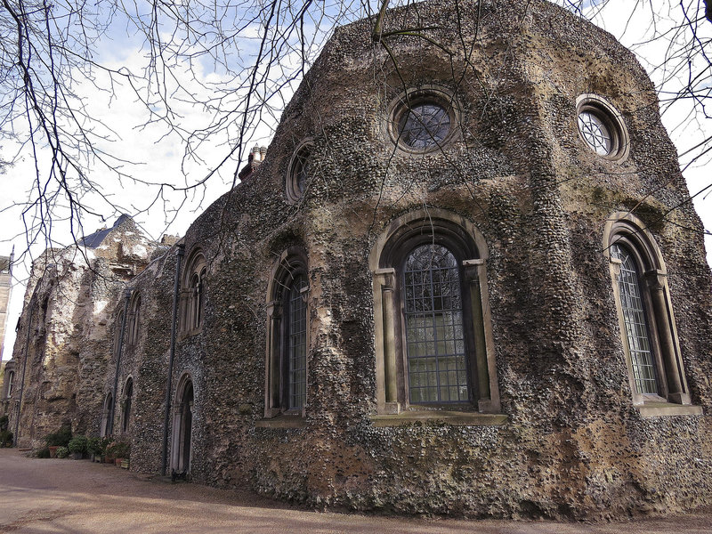 bury st edmunds abbey, suffolk