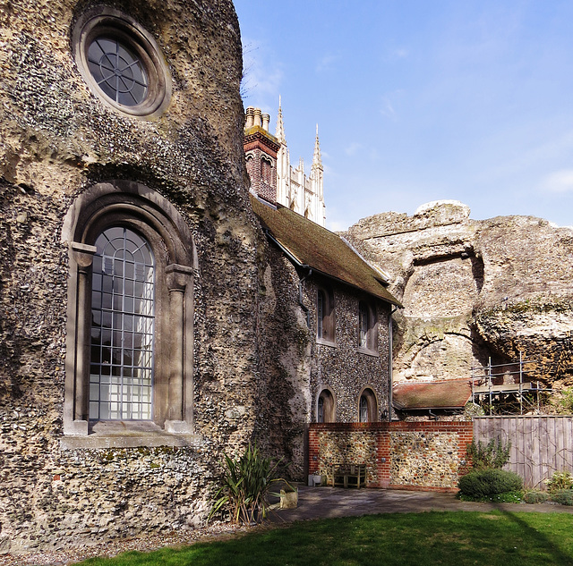 bury st edmunds abbey, suffolk