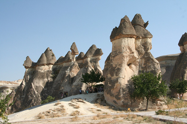 Known locally as "fairy chimneys"