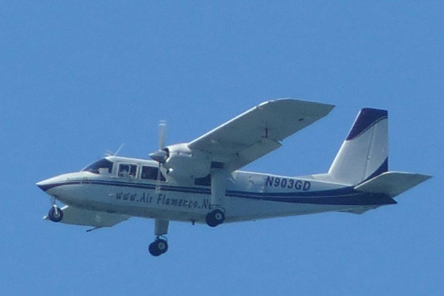 N903GD approaching Isla Grande - 29 January 2014