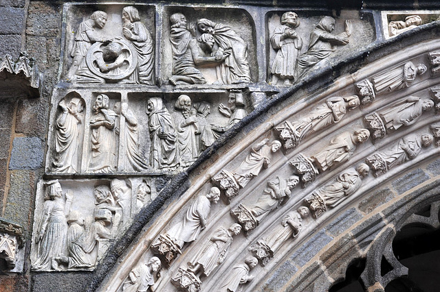 Sculptures du Grand-Porche de la Cathédrale de Dol-de-Bretagne