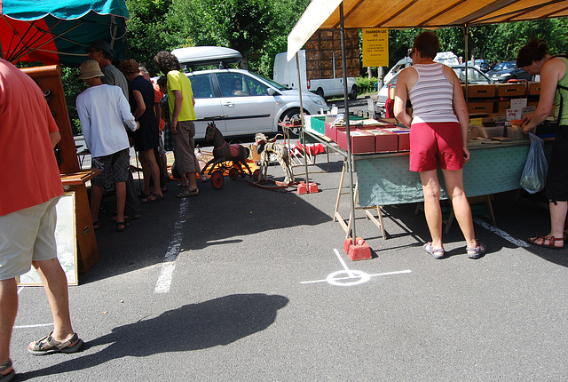 Jour de brocante à St Nectaire