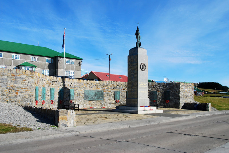 1982 Liberation Monument. Stanley, Falklands
